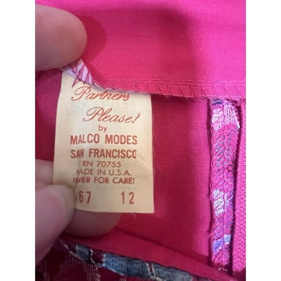 Vintage Partners Please Maco Modes Dress Square Dancing Size 12.     Ff - Picture 5 of 7